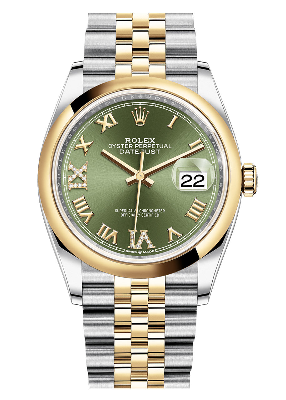 Rolex Datejust 36mm Two Tone 126203GRDJ