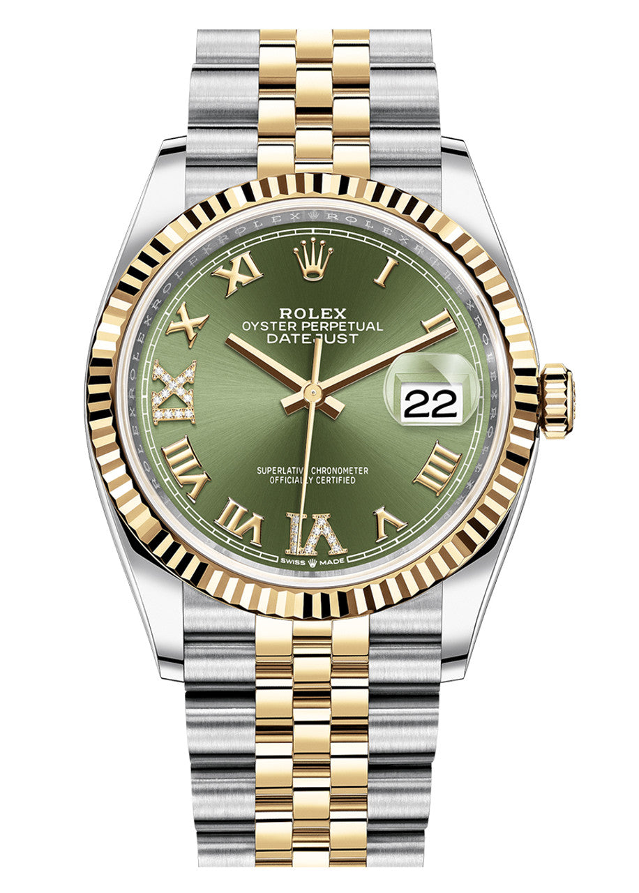 Rolex Datejust 36mm Two Tone 126233GRDJ