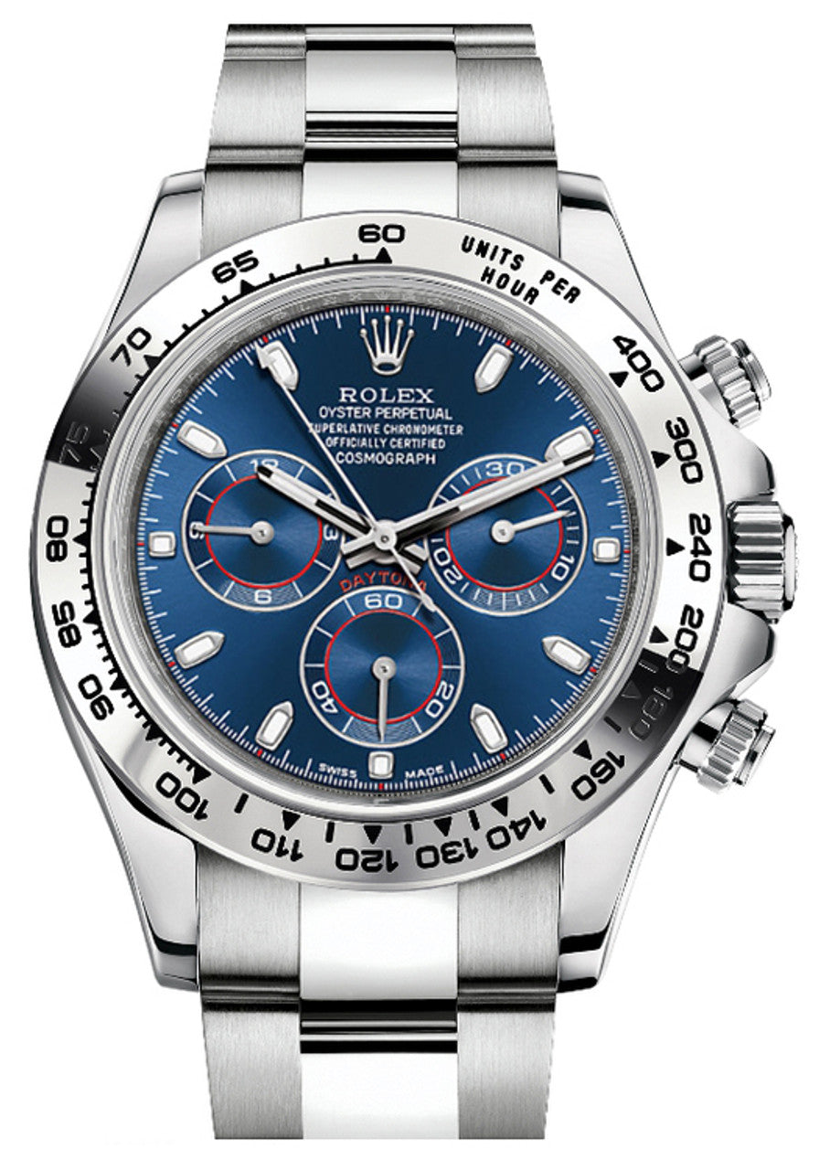 Rolex White Gold Daytona 116509 Blue