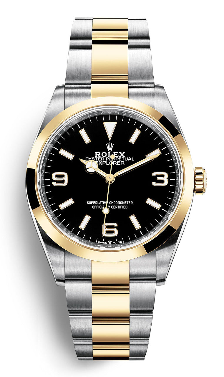 Rolex Explorer Two-Tone 36mm 124273